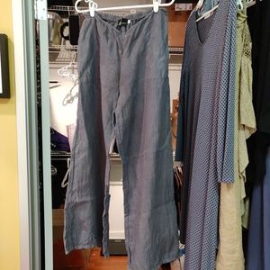 Fenini Linen Pants in Grey
